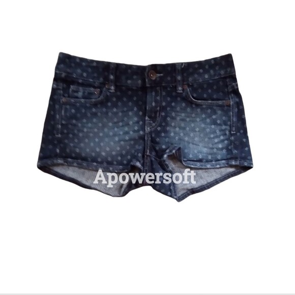 Denim Micro Shorts (0537) - Picture 1 of 4